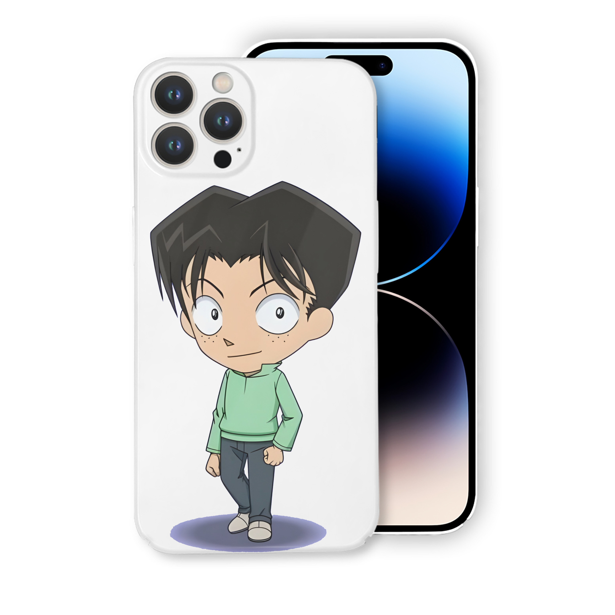 （画像用） 名探偵コナン 円谷 光彦 つぶらや みつひこ Detective Conan Mitch Tennyson 【iPhone 14シリーズ対応】ハードケース